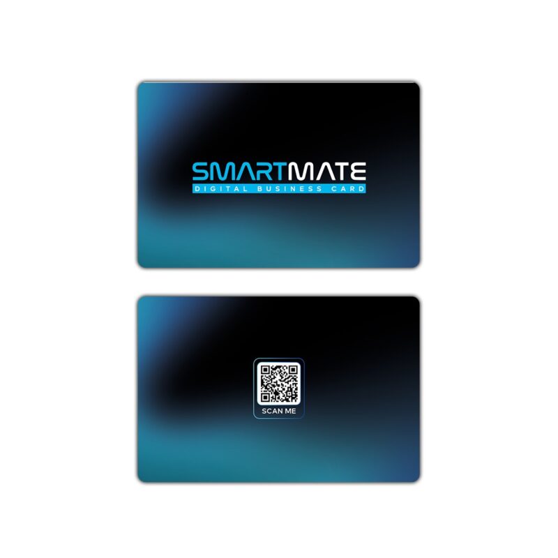 SmartMate NFC Card With Vibrant Design - Black